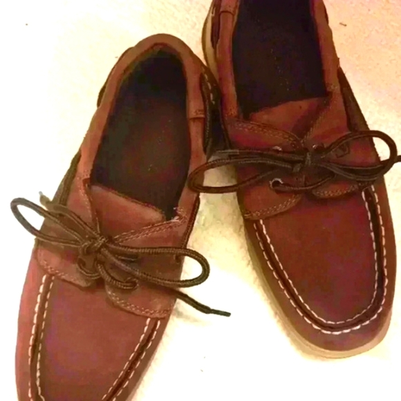 Sperry Topsliders boat shoes dark brown billfish. Sz 8 - Picture 4 of 6